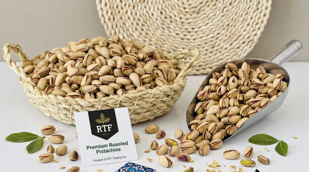 What are the different types of pistachios?
