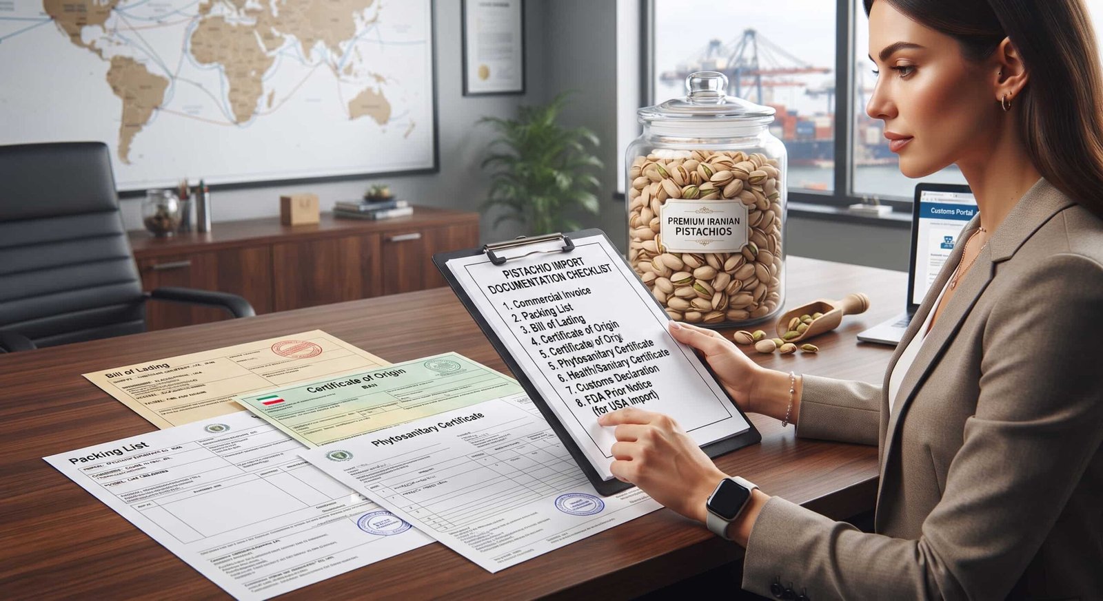 Documents You May Need When Importing Pistachios